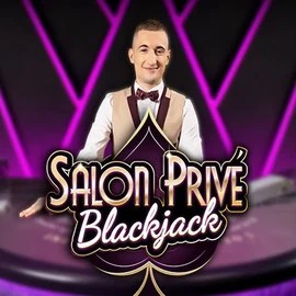 Blackjack Salon Privé slot visual from Ezugi available on bonus-kong.eu