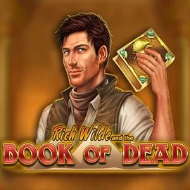 Slots logo of Book of Dead from Play'n GO at Bonuskong Casino