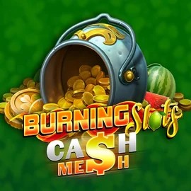 Official Slots logo: Burning Slots Cash Mesh by BF Games at Bonuskong Casino