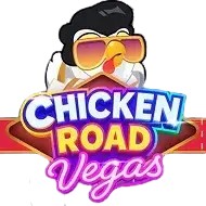 Chicken Road Vegas slot logo by InOut at Bonuskong Casino