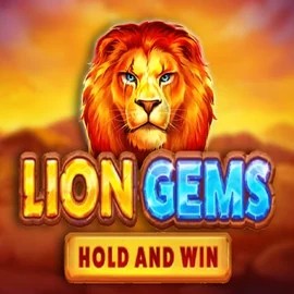 Lion Gems Hold and Win logo by Playson at Bonuskong Casino