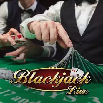 Live Casino logo of Live Blackjack from Evolution at Bonuskong Casino
