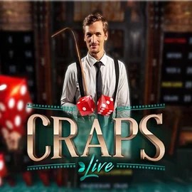 Live Craps slot visual from Evolution available on bonus-kong.eu