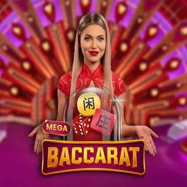 Live Casino logo of Mega Baccarat from Pragmatic Play at Bonuskong Casino