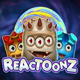 Official Slots logo: Reactoonz by Play'n GO at Bonuskong Casino