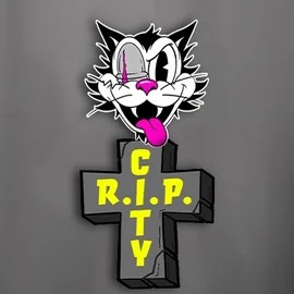 Slots logo of RIP City from Hacksaw Gaming at Bonuskong Casino