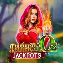 Sisters Of Oz Jackpots logo by Triple Edge Studios at Bonuskong Casino