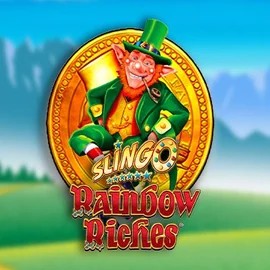 Slingo Rainbow Riches slot icon by Gaming Realms, available at Bonuskong Casino