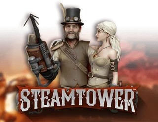 Official Slots logo: Steam Tower Slot by NetEnt at Bonuskong Casino