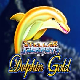 Dolphin Gold with Stellar Jackpots by Lightning Box Game, showcased at bonus-kong.eu – game logo