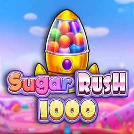 Sugar Rush 1000 slot logo by Pragmatic Play at Bonuskong Casino