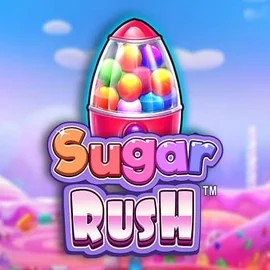 Sugar Rush online game logo by Pragmatic Play on bonus-kong.eu