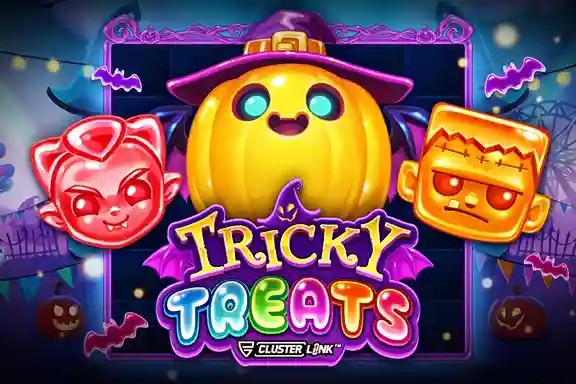 Official Slots logo: Tricky Treats by Push Gaming at Bonuskong Casino