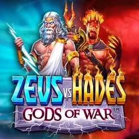 Zeus vs Hades: Gods of War slot logo by Pragmatic Play at Bonuskong Casino